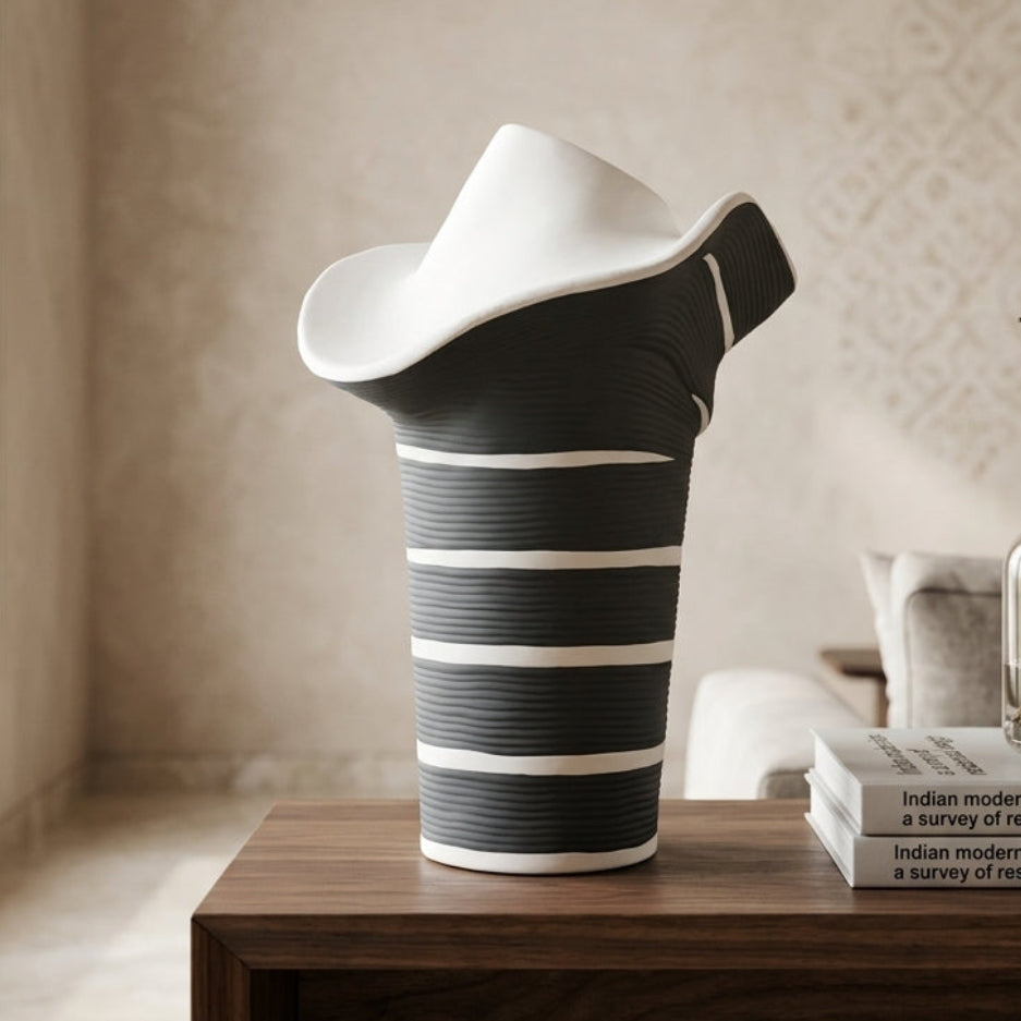 Black Statement Vase