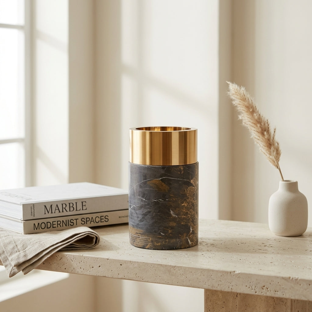 Eclipse Marble Vase S