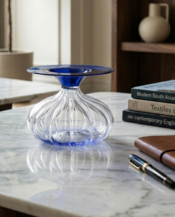 Cobalt Halo Vase