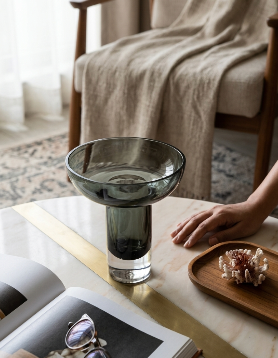Teo Glass Bowl L