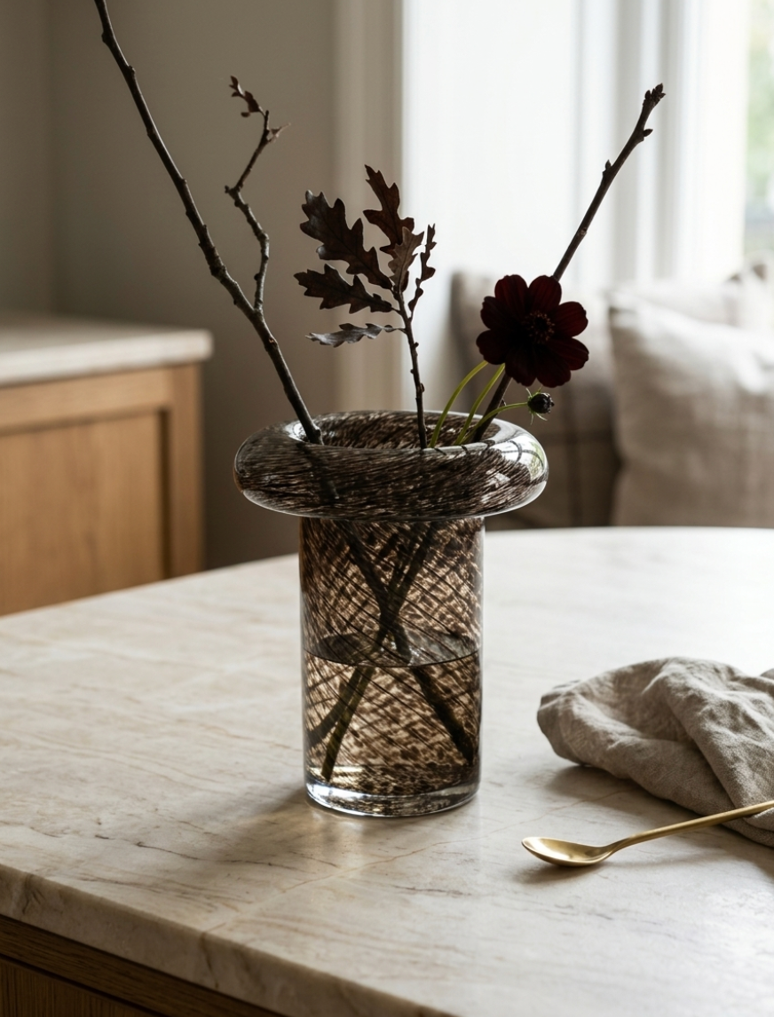 Noir Lattice Vase L