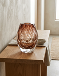 Ruby Crystal Vase