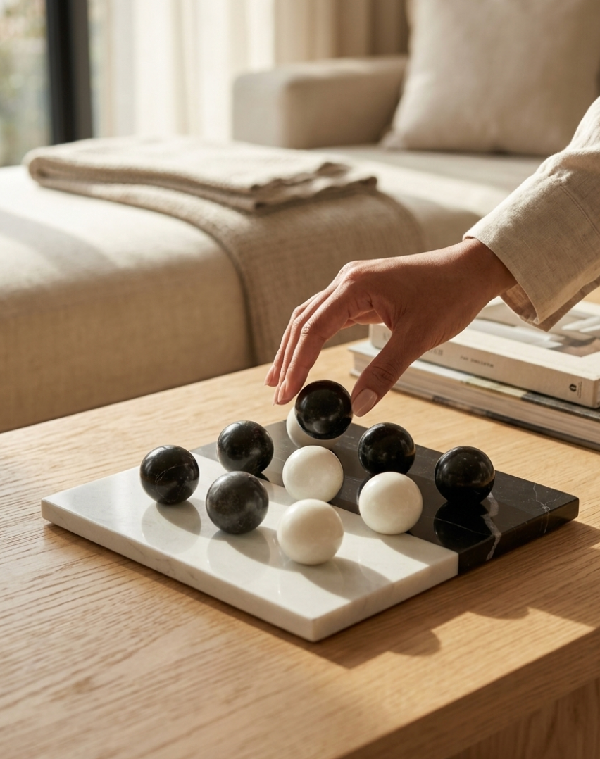 Mono Marble Speckle Decor