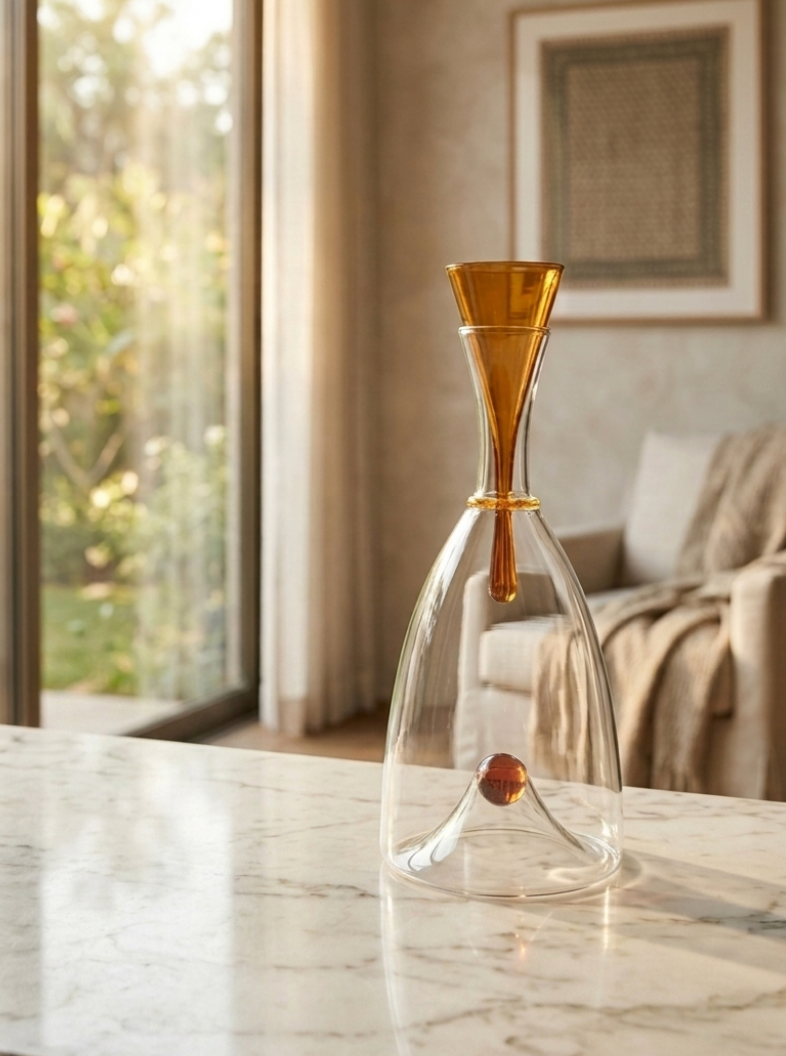 Amber Crown Medium Dispenser