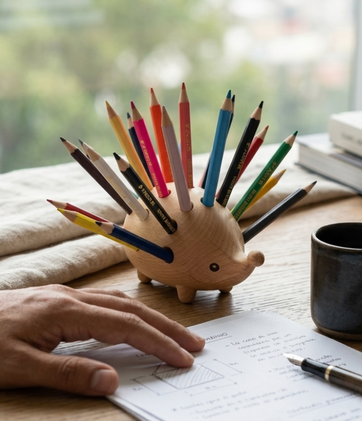 Hedgehog Pencil Holder