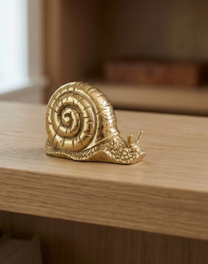Gilded Snail Decor L