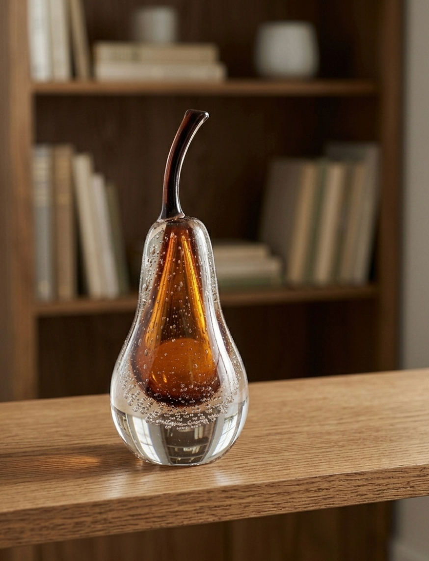 Luminous Pear Crystal