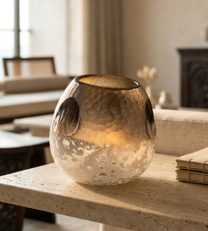 Molten Glass Vase M
