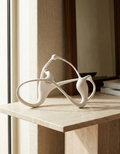 Flocked Alloy Figurine