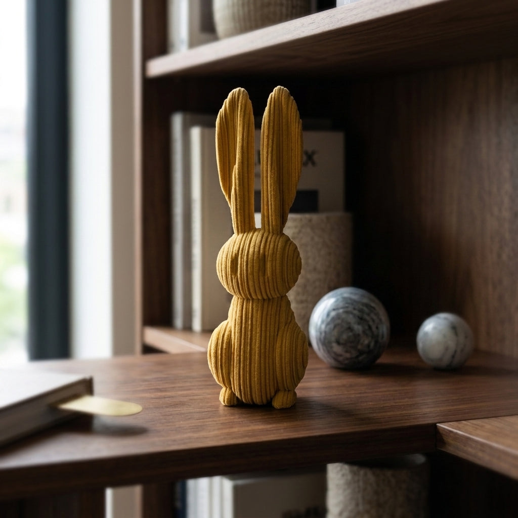 Mustard Plush Bunny