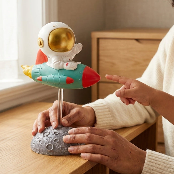 Spaceship Astronaut Figurine