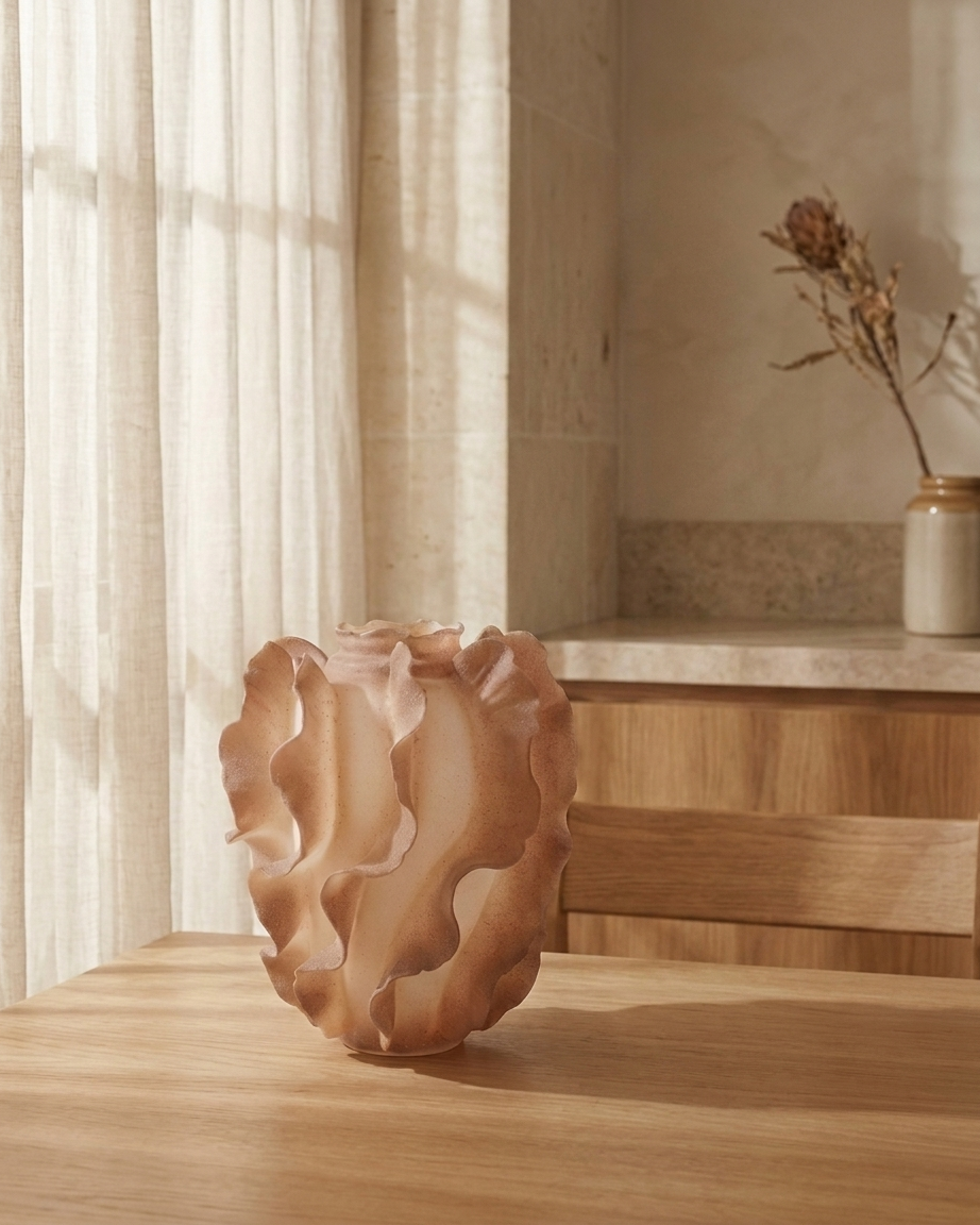 Chestnut Ombre Flow Vase